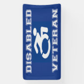 Banderoles Vétérinaire handicapé (Verticale)