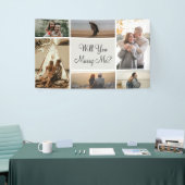 Banderoles Veux-tu m'épouser | 6 Collage de photos de proposi (Salon professionnel)