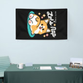 Banderoles Vibes Corgi Butt et Nap - Joli chien couché (Salon professionnel)