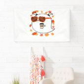 Banderoles Vibes D'Automne Cute Ghost Classic T-Shirt (En situation)