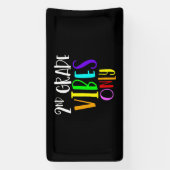 Banderoles Vibes De 2e Année Seulement Retour À L'École Nouve (Verticale)