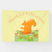 Banderoles Vibes de remerciement écureuil Thunder_Cove (Horizontal)