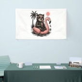 Banderoles Vibes d'été Sloth (Salon professionnel)