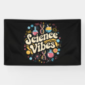 Banderoles Vibes scientifiques Super Premier jour de retour à (Horizontal)