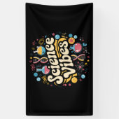 Banderoles Vibes scientifiques Super Premier jour de retour à (Vertical)