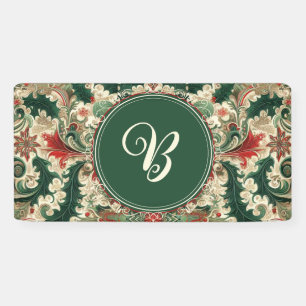 Banderoles Victorien personnalisé/Noël