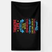 Banderoles Vie théâtrale pour acteur (Vertical)