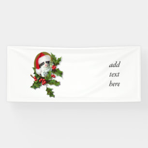 Banderoles Vieux style Noël Kitten