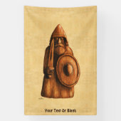 Banderoles Viking rustique (Verticale)