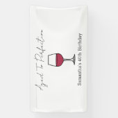 Banderoles Vin de la perfection 40e anniversaire (Verticale)