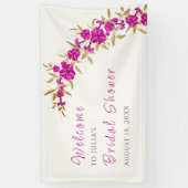 Banderoles Vin pourpre Trumpet Fleur Jardin Fête des mariées (Vertical)