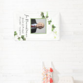 Banderoles Vin vert Aquarelle Célébration de la vie (Insitu)