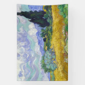 Banderoles Vincent Van Gogh - Champ de blé avec cyprès (Verticale)