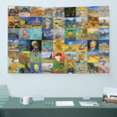 Banderoles Vincent van Gogh - chefs-d'oeuvre Mosaic Patchwork (Salon professionnel)