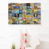 Banderoles Vincent van Gogh - chefs-d'oeuvre Mosaic Patchwork (Insitu)