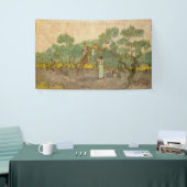 Banderoles Vincent van Gogh - Femmes cueillette d'olives (Salon professionnel)