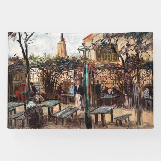 Banderoles Vincent Van Gogh - La Guinguette sur Montmartre (Horizontal)