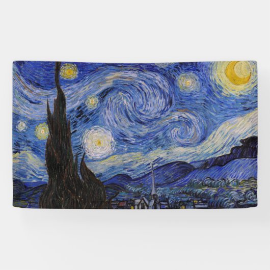Banderoles Vincent Van Gogh - La nuit étoilée (Horizontal)