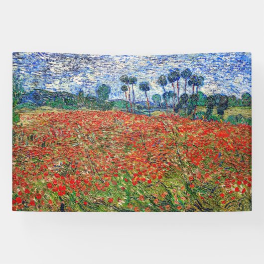 Banderoles Vincent van Gogh - Poppy Field (Horizontal)