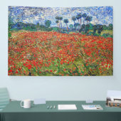 Banderoles Vincent van Gogh - Poppy Field (Salon professionnel)