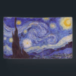 Banderoles Vincent Van Gogh Starry Nuit Vintage Art<br><div class="desc">Vincent van Gogh Starry Night Art Peinture Starry Night est un tableau de l'artiste post-impressionniste néerlandais Vincent van Gogh. Le ciel bleu de la nuit est rempli de nuages tourbillonnants, d'étoiles et d'une lune brillante croissant. La Nuit étoilée est la seule nocturne de la série de vues depuis la fenêtre...</div>
