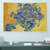 Banderoles Vincent van Gogh - Vase avec Irises (Salon professionnel)