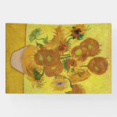 Banderoles Vincent van Gogh - Vase avec quinze tournesols (Horizontal)