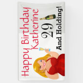 Banderoles Vingt-neuf ans et plus (Vertical)