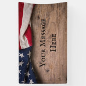 Banderoles Vintage American Flag (Vertical)