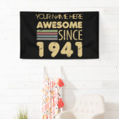 Banderoles Vintage fantastique 1941 80e anniversaire (En situation)