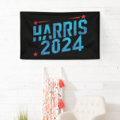 Banderoles Vintage Kamala Harris 2024 (En situation)