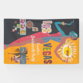 Banderoles Vintage Las Vegas Bachelorette Weekend Party (Horizontal)