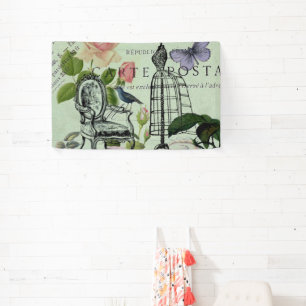 Banderoles Vintage Monnaie French Rose Paris