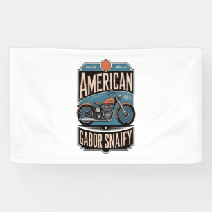 Banderoles Vintage moto américain