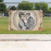 Banderoles Vintage Romance Couple : Antique Rose Girly Love (En situation)