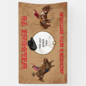 Banderoles Vintage western (Vertical)