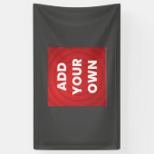 Banderoles Vinyl Banners pour les campagnes politiques (Vertical)