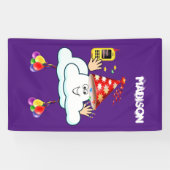 Banderoles Vinyl Happy Birthday Calendar IPhone Text Cloud (Horizontal)