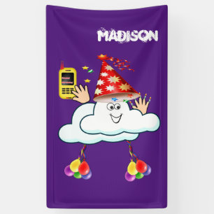 Banderoles Vinyl Happy Birthday Calendar IPhone Text Cloud