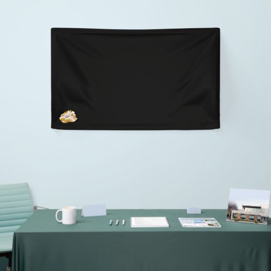 Banderoles violet, gris, brun et rose illustr Vinyl Banner (Salon professionnel)