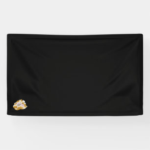 Banderoles violet, gris, brun et rose illustr Vinyl Banner