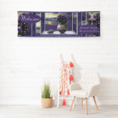 Banderoles Violettes dans un bocal de lune (En situation)