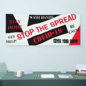 BANDEROLES VIRUS CORONA (Salon professionnel)