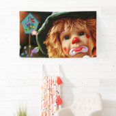 Banderoles Visage clown (En situation)