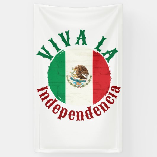 Banderoles Viva la Independencia (Vertical)