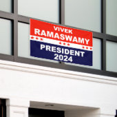 Banderoles Vivek Ramaswamy Président 2024 (Bâtiment extérieur)