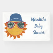 Banderoles Voici le Fils Baby Boy Shower (Horizontal)