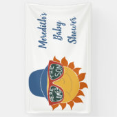 Banderoles Voici le Fils Baby Boy Shower (Vertical)