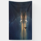 Banderoles Voile vers les nuages (Vertical)