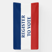 Banderoles VOIR Blancs rouges et Bleus (Verticale)